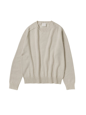 Raw Wool Light Sweater