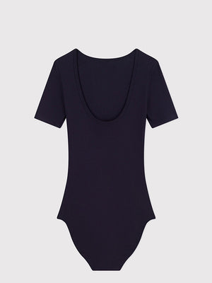 Cotton and elastane bodysuit