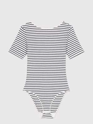 Cotton and elastane bodysuit