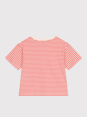 Le Boxy striped cotton T-shirt