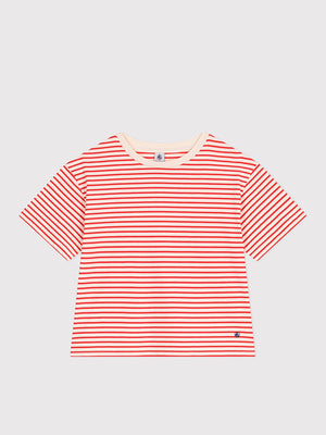 Le Boxy striped cotton T-shirt