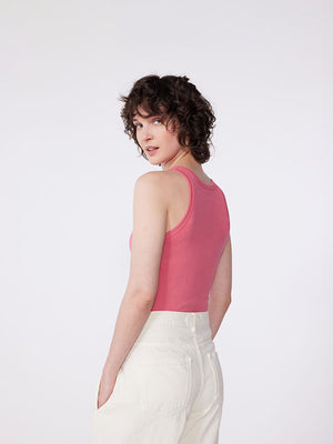 Iconic Tank Top in plain cotton