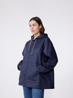 Hooded raincoat