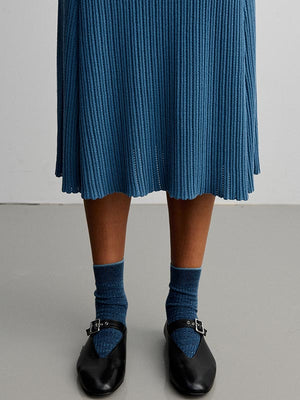 Fine Knit Cotton Skirt