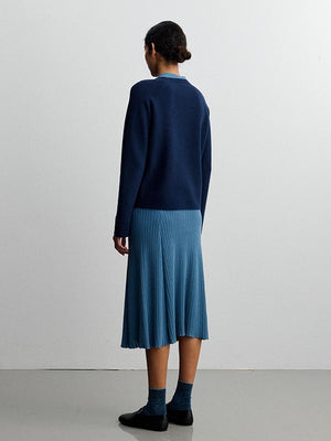 Fine Knit Cotton Skirt