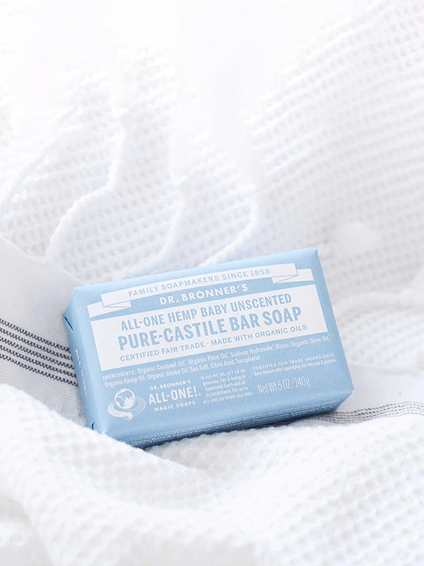 Baby- mild unscented Pure-Castile Bar Soap